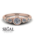 Bezel Symmetrical Diamond Ring - Ivy No. 2